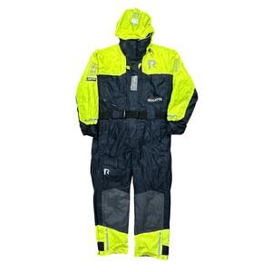 Regatta Northwest Active 911 Flotation Suit Mens Small Hi Vis Yellow Reflective